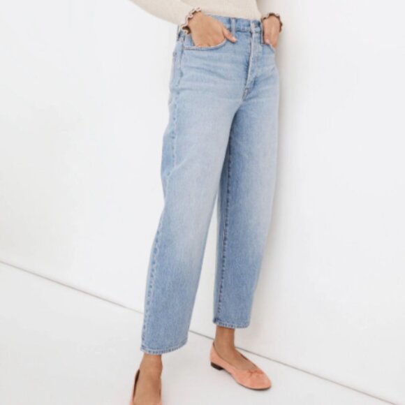 Madewell Balloon Jeans; Color: Hewes Wash; Size: 23 - Picture 1 of 5